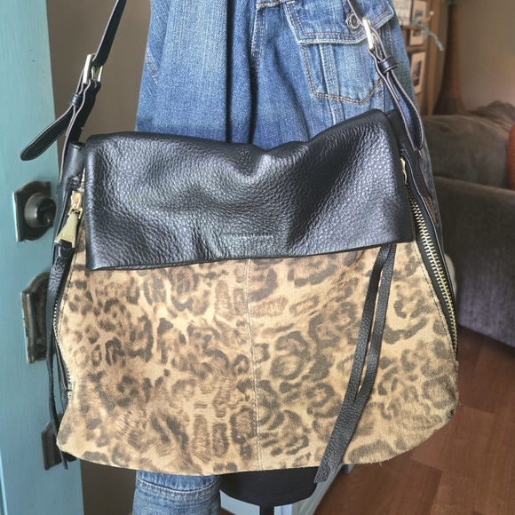 AIMEE KESTENBERG Leather leopard black purse - Picture 3 of 10